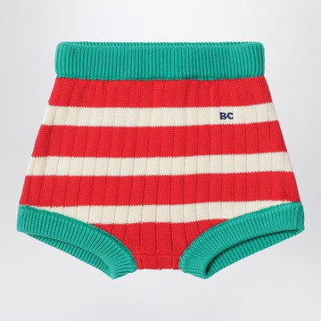 BC shorts white/red stripes