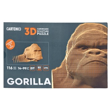 CARTONIO 3D立體拼圖 大猩猩 14-99歲  116片  1組