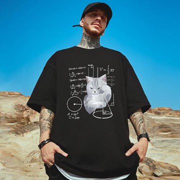 大碼男裝重磅夏季新款胖子加肥加大寬松短袖T恤休閑純棉五分半袖