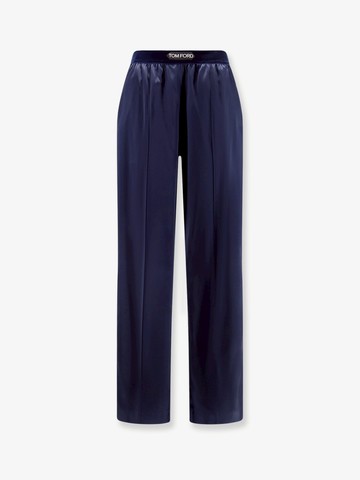 Stretch silk Pajamas Trousers - TOM FORD - gender_Woman