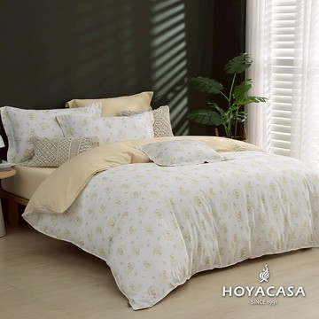 HOYACASA 300織抗菌沐光長絨棉兩用被床包組｜月光童話｜(單人/雙人/加大)