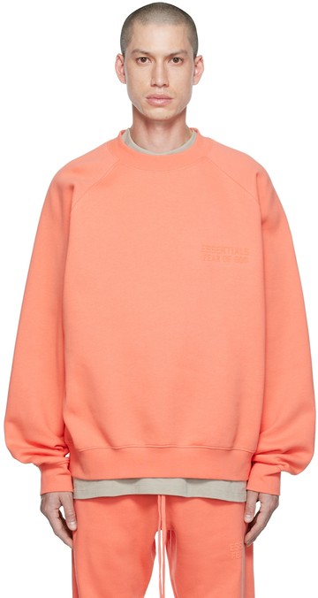 Fear of God ESSENTIALS 粉色圆领套头衫