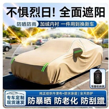 汽車車衣罩全車罩防曬防雨防冰雹加厚牛津布車衣全罩防塵隔熱外罩 車品 車衣 防曬防雨 汽車遮陽罩 機車車罩 車罩汽車