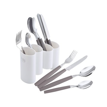 FIKA系列不鏽鋼餐具17件組