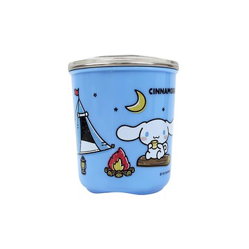 Cinnamoroll 大耳狗喜拿 CN 休閒風 可愛不鏽鋼水杯 附蓋子  休閒風 藍色  1個  330ml