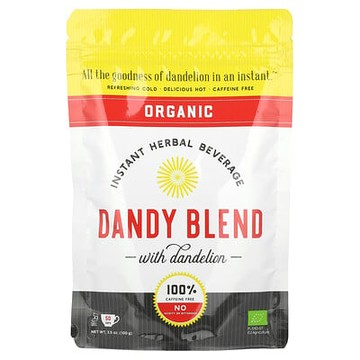 Dandy Blend, 有機速溶草本飲品，含蒲公英，無咖啡萃取，3.53 盎司（100 克）