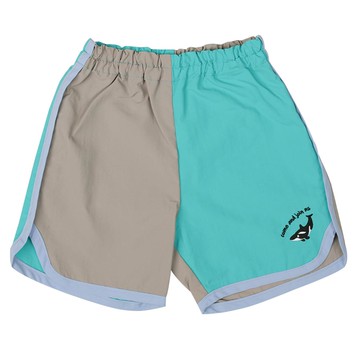 akachan honpo - 水陸兩用褲-色塊-綠色