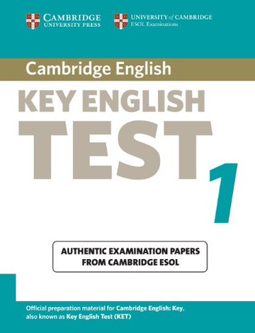 Cambridge Key English Test 1 Student's Book (2版) ESOL 2002 Cambridge