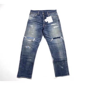 溫酒 VV 19SS JOURNEYMANTACKED日系休閑潮破壞歐豪牛王牛仔