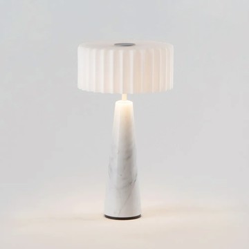 義大利 UBIQUA Blok 雲岩奢華風USB充電式檯燈 多色可選 - 岩紋綠