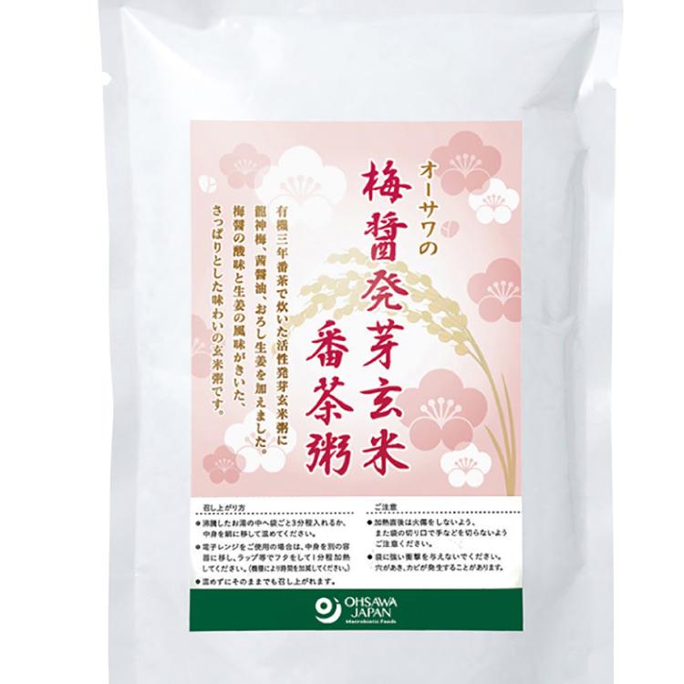 オーサワの梅醤発芽玄米番茶粥 200g×20袋 送料込