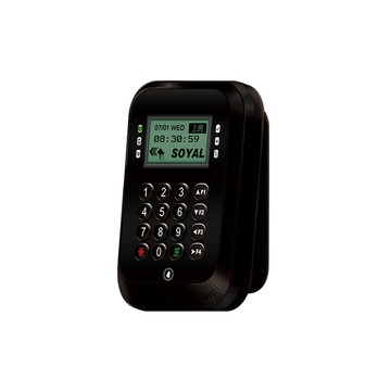 KingNet SOYAL 茂旭 AR-837-E 雙頻 EM / Mifare TCP/IP 黑色液晶感應顯示型控制器 AR-837-ESR11B1-A 門禁讀卡機