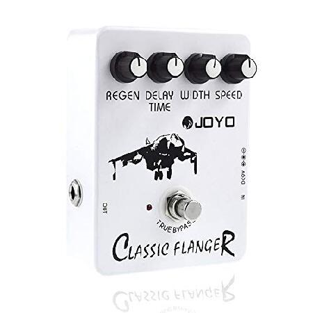 JOYO Flanger Effect Pedal Achieve Metallic Flanger Sounds ＆ Rapid Tremulous Vibrato for Electric Guitar Effect True Bypass (JF-07)