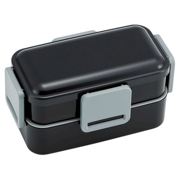 Skater 便當盒 18.5 x 10.7 x 9.8cm 850ml  透明黑  1個