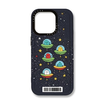 iPhone 16 Pro 殼 TRON IPhone 16 Pro 星空飛碟外星人系列  載具 MAGSAFE 磁吸 太空殼 透黑款 手機殼