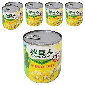 Green Giant 綠巨人 金玉雙色玉米粒  340g  6罐