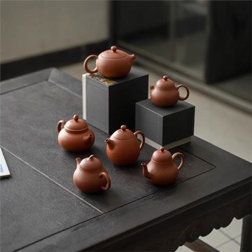 原礦紫砂朱泥茶壺功夫茶具家用思亭壺球孔過濾手執壺單壺茶壺