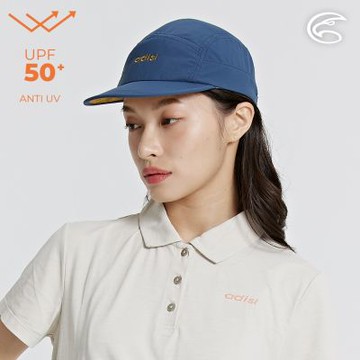 ADISI 抗UV透氣快乾超撥水球帽 AH24093 午夜藍/渡假薑黃 (S-M)｜UPF50+ 防潑水 遮陽 防曬 抗紫外線