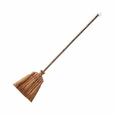 深海産業 BroomCraft 棕櫚皮箒(シュロかわほうき) 長柄 SY-004 【代引不可】[▲][TP]