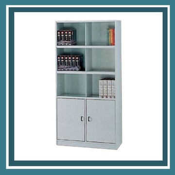 【必購網OA辦公傢俱】 CK-318G 附玻璃拉門 多用途書櫃 置物櫃