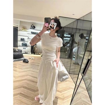 175高個子加長白色亞麻闊腿褲女2025夏季薄款寬松直筒休閑拖地褲