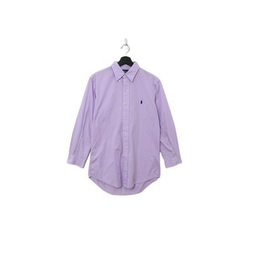 Back to Green-品牌襯衫 Polo 紫藤花色 sh-11//vintage shirt