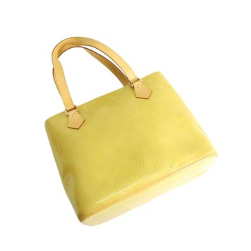 LOUIS VUITTON 托特包 Monogram Vernis Houston M91004 TH1918 米色 - 01418