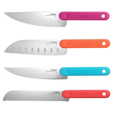 trebonn 刀具4件組  主廚刀 + 三德刀 + 多用途刀 + 麵包刀  1組