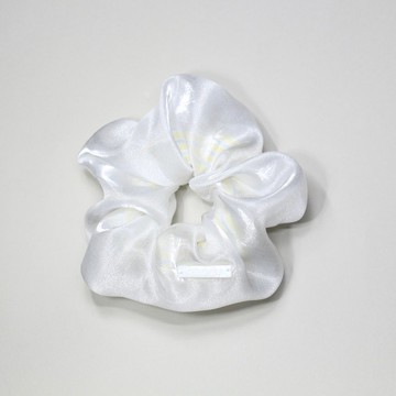 【客製化刺繡】goody雙層黃格紋髮圈