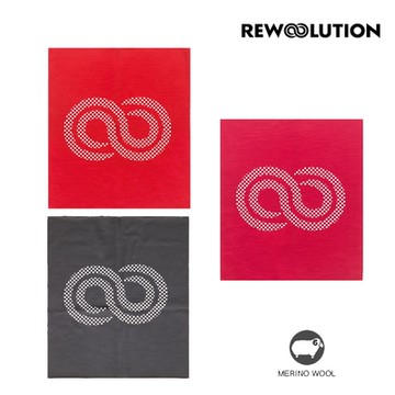 【Rewoolution】FAREO 190g 羊毛脖圍[寶石紅/火紅/碳灰] 羊毛襪 義大利品牌 登山必備 吸濕排汗 REAB2NAP01