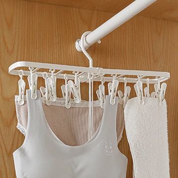 日本霜山 方形折疊式晾曬架(12夾)