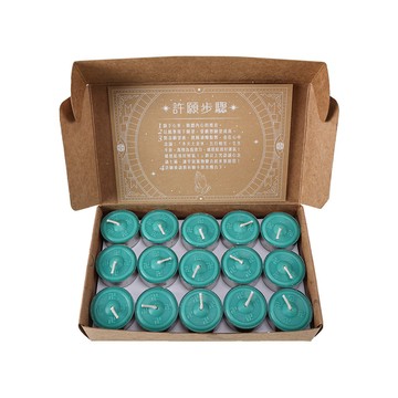 事業高升酥油燭(30入)（綠色）(事業運/淨化磁場/天然植物油/加持)