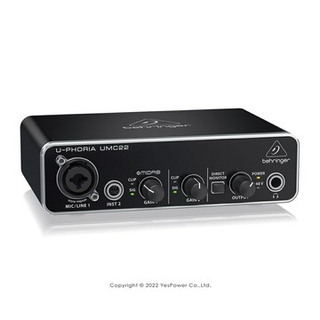 UMC22 Behringer耳朵牌 USB 錄音介面