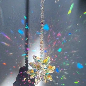 肥婆奶奶 炫彩水晶 太陽捕手吊墜 DIY手工飾品材料包 熱銷水晶掛飾 掛件吊墜 生日禮物 交換禮物 上課無聊小玩具
