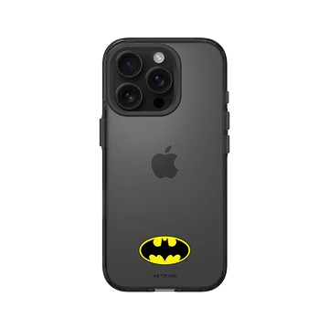 iPhone 16 Pro Clear (相機按鈕) 酷墨灰 - Batman 蝙蝠俠 - 經典Logo