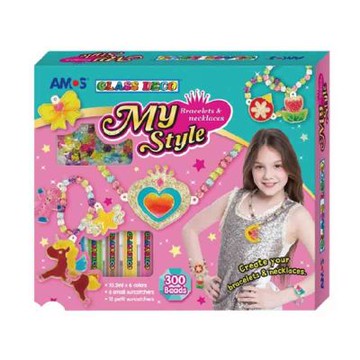 【AMOS 阿摩司】韓國原裝  6色 項練 手錬 主題 DIY 玻璃彩 彩繪膠 / 組SD10P6-MSB