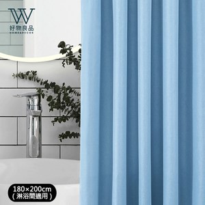 好物良品 加厚仿亞麻防水防霉莫蘭迪色系浴簾 挪威藍180 200cm挪威藍180 200 特力家購物網 Line購物