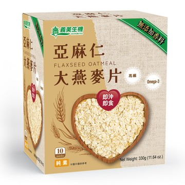 【義美生機】亞麻仁大燕麥 330g