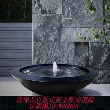 {可刷卡 打統編}流水擺件噴泉水景觀小品聚寶盆花園庭院簡約循環水缽水系陽臺會所