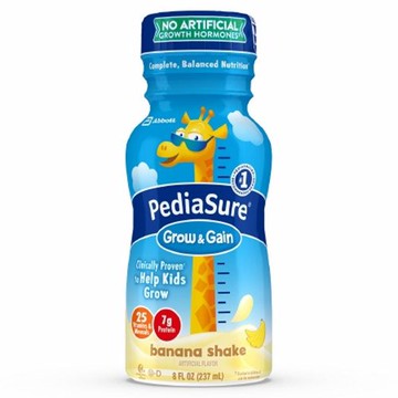 Pediatric Oral Supplement PediaSure  Grow & Gain Banana Flavor 8 oz. Bottle Ready to Use Banana Flavor 1 Each by Abbott Nutrition