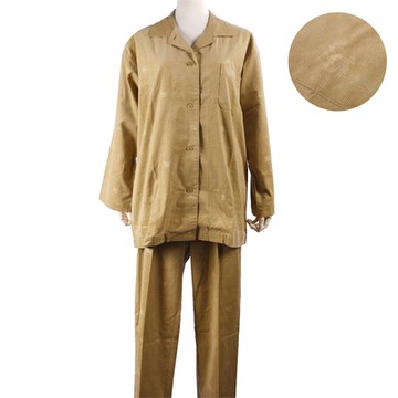 BURBERRY 巴寶莉  經典戰馬LOGO滿版純棉女裝休閒家居服套組-駝色