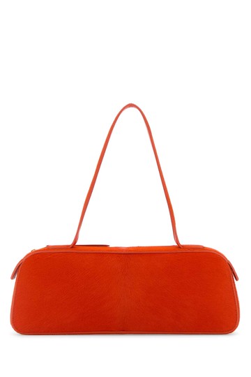 Khaite Orange Calf Hair Simona Shoulder Bag