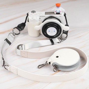 適用索尼zve10相機保護套zve10M2可愛相機包zve10L底座肩帶配件 d7251