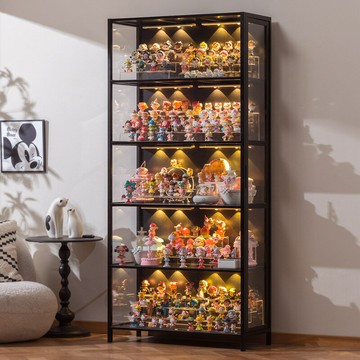 【含稅/免運】 盲盒收納展示架大容量透明亞克力收納盒泡泡瑪特手辦玩偶收藏柜子