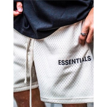 肌肉健身短褲男夏季運動潮牌FOG聯名訓練籃球寬松休閑網眼五分褲