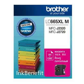 BROTHER LC665XL M原廠 高容量 紅色墨水匣 LC665
