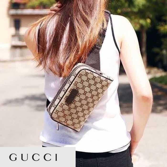 美品】GUCCI グッチ ボディバッグ GGキャンバス 449174-