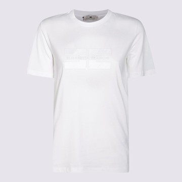 Elisabetta Franchi White Cotton T-Shirt