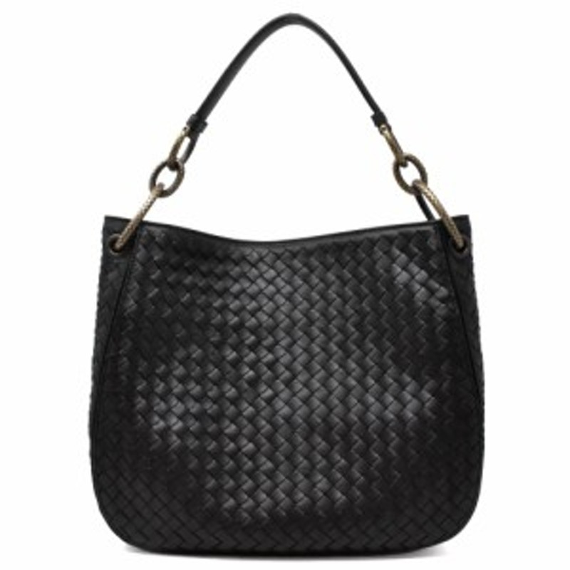 ボッテガヴェネタ BOTTEGA VENETA ハンドバッグ 494119 VO0AD 1000 ループ イントレチャート ショルダーバッグ NERO  ブラック ボッテガべ | LINEブランドカタログ