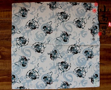 日本原裝 刀帕 棉質手帕 方巾刀布 刀具 EDC裝備收藏用 日本鬼怪1入